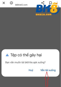 Tải app BK8 cho Android